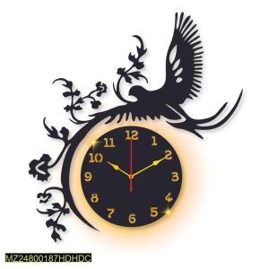 Stylish Eagle Wall Clock with Backlight