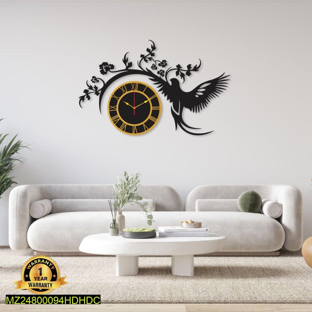 Stylish Eagle Wall Clock with Backlight