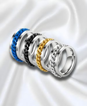 Chain Spinner Design Mood Ring