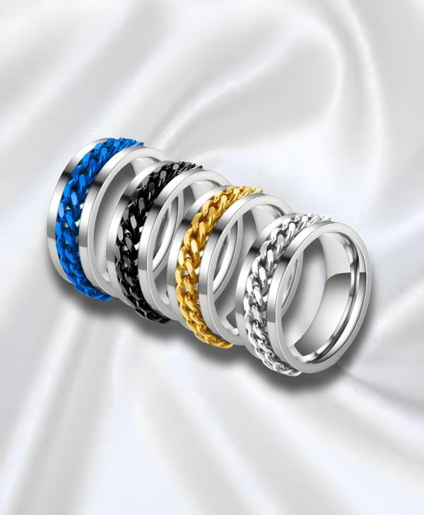 Chain Spinner Design Mood Ring